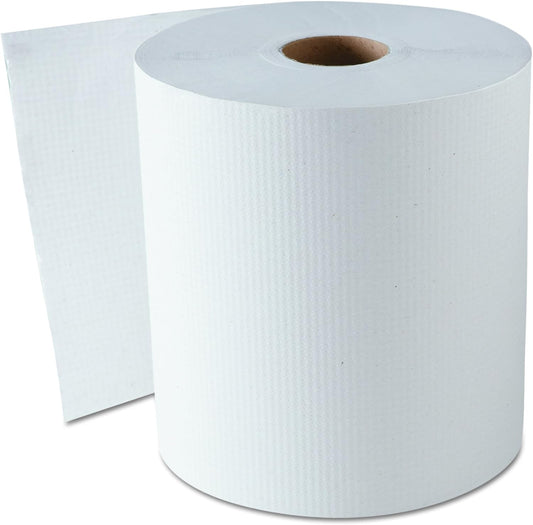 GEN® Hardwound Roll Paper Hand Towels, White, 800-ft., 6 Rolls (GEN1820) - Retail $38