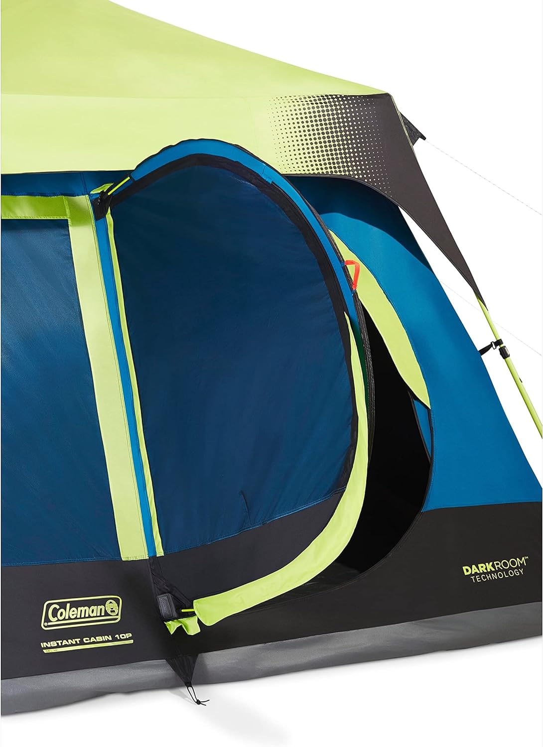 NEW - Coleman Camping Tent with Instant Setup, 10 Person Weatherproof Tent with Weathertec Technology, Double-Thick Fabric, and Included Carry Bag, Sets Up in 60 Seconds - Retail $329