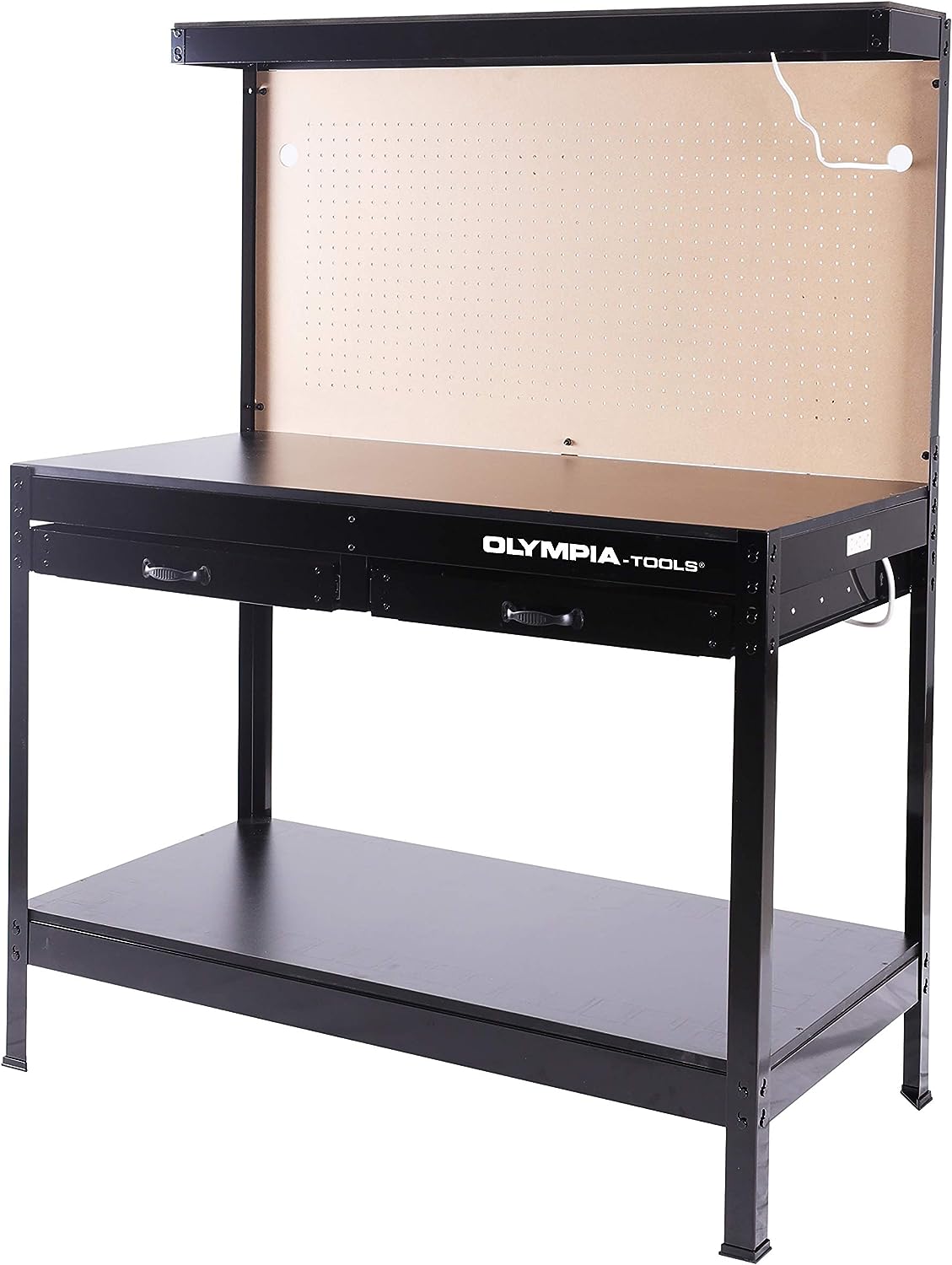 NEW - Olympia Tools Multi-Purpose Workbench With Light, 82-802 , Black - Retail $199