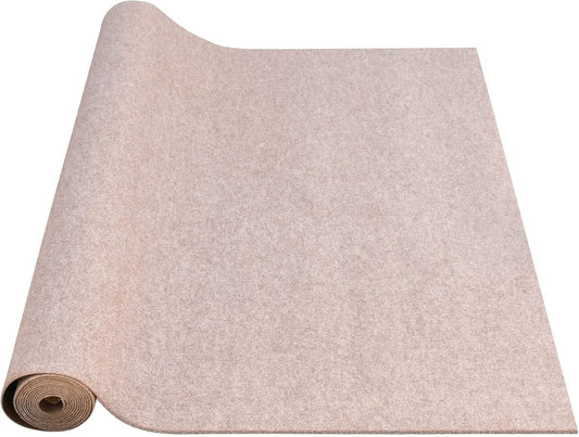 Happybuy Boat Carpet, 6 ft x 13.1 ft Marine Carpet for Boats, Waterproof Light Brown Carpet with Marine Backing Anti-Slide Marine Grade Boat Carpet Cuttable Easy to Clean Patio Rugs Deck Rug - Retail $79