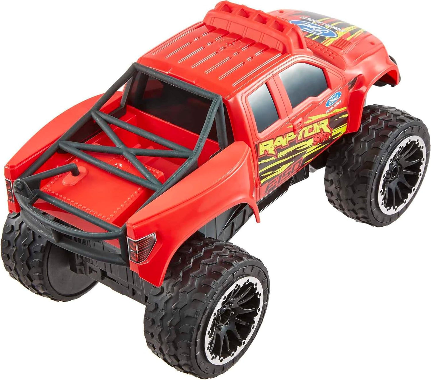 NEW - Hot Wheels RC Red Ford F-150, Full-Function Remote-Control Toy Truck, Large Wheels & High-Performance Engine, 2.4 Ghz with Range of 65Ft - Retail $39