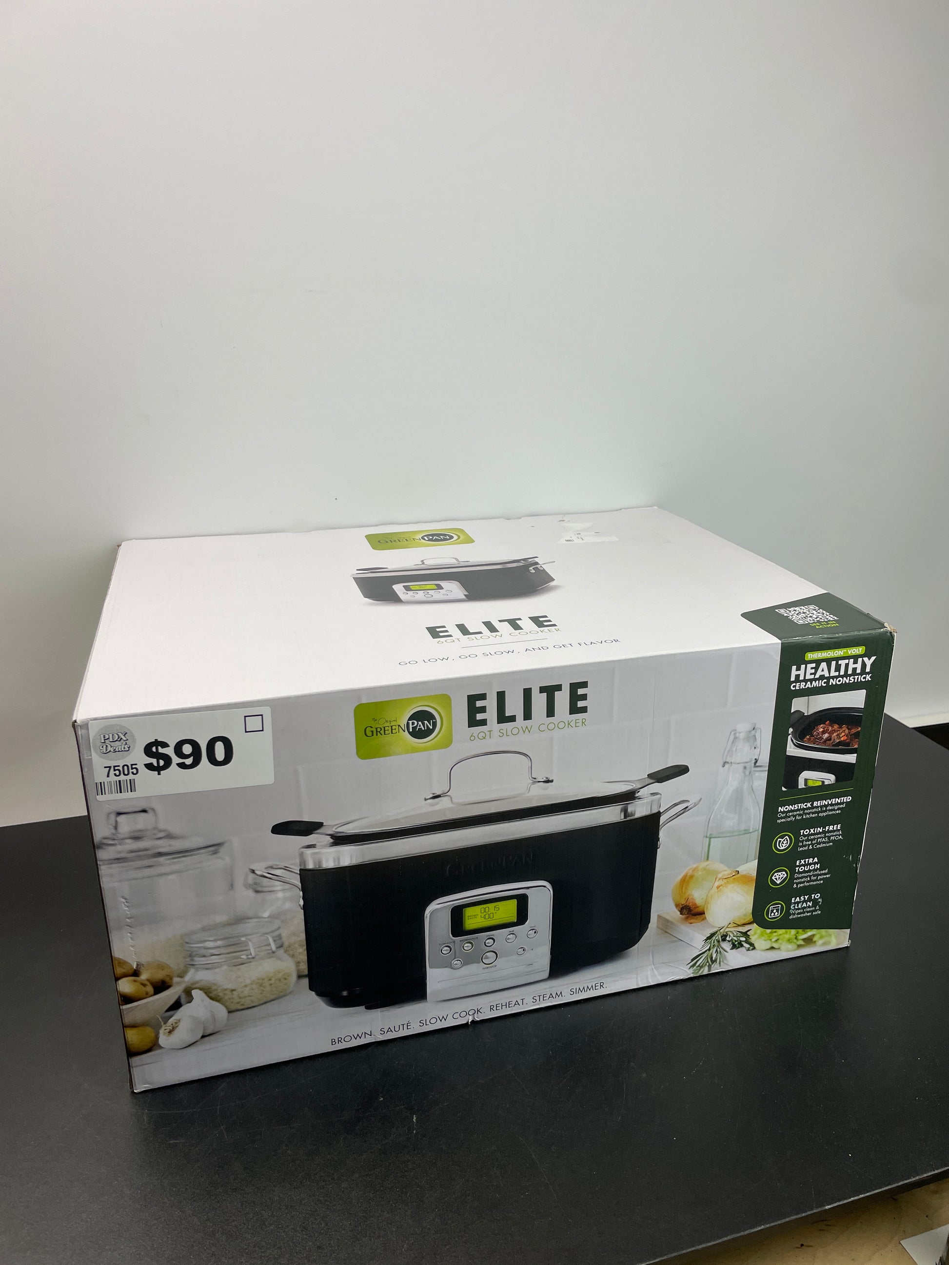 GREENPAN ELITE BLACK - Retail $159