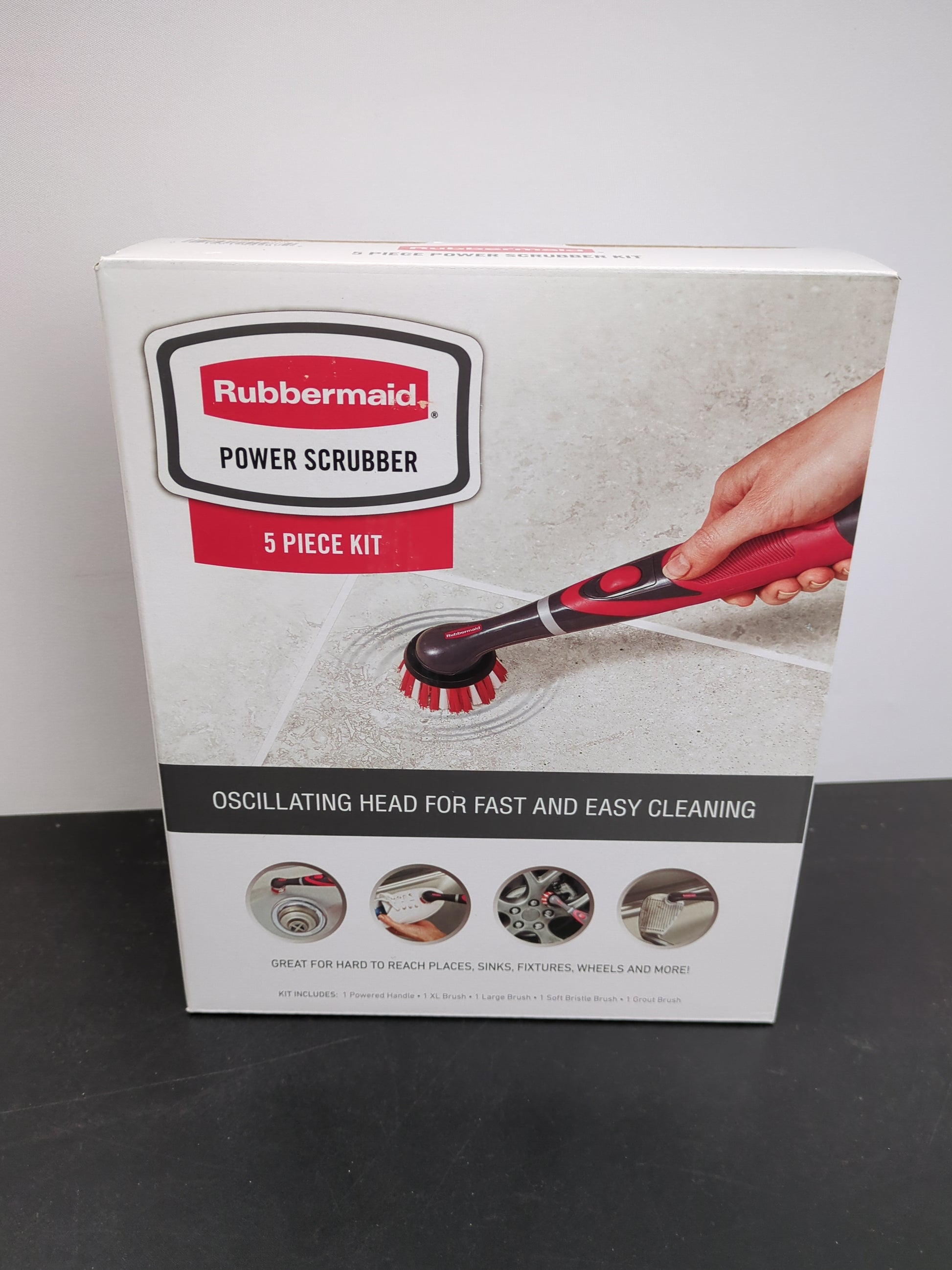 RUBBERMAID POWER SCRUBBER - Retail $19