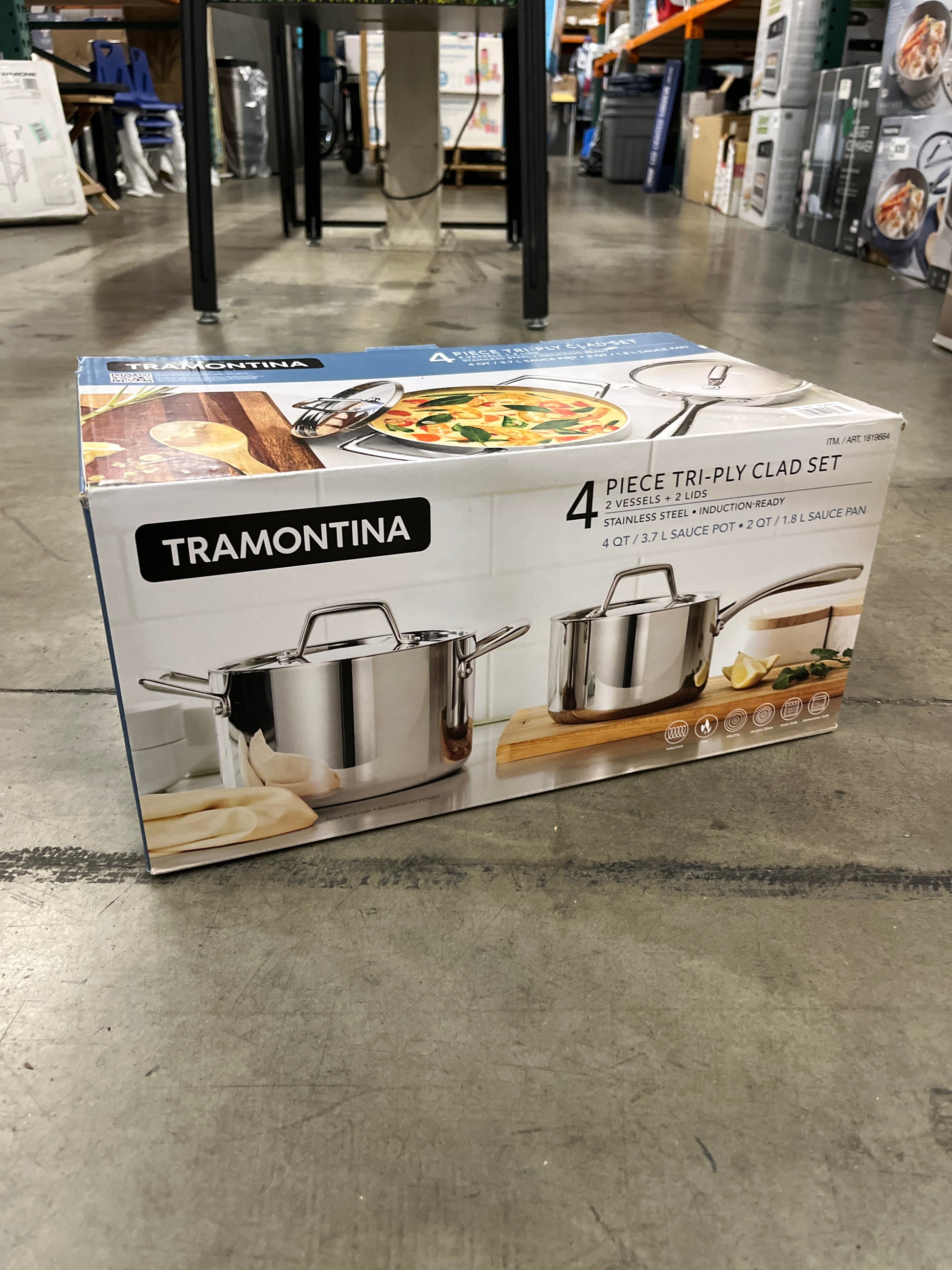 TRAMONTINA SS SAUCE PAN - Retail $39