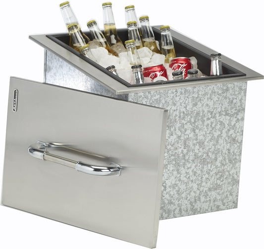 NEW - Bull Outdoor Products Stainless Steel Drop in Ice Chest 16.75" x 21.5" - Retail $540