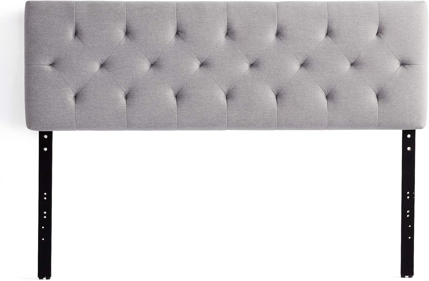 NEW - LUCID King/Cal King Mid-Rise Upholstered Polyester Headboard - Diamond Tufted - Retail $149