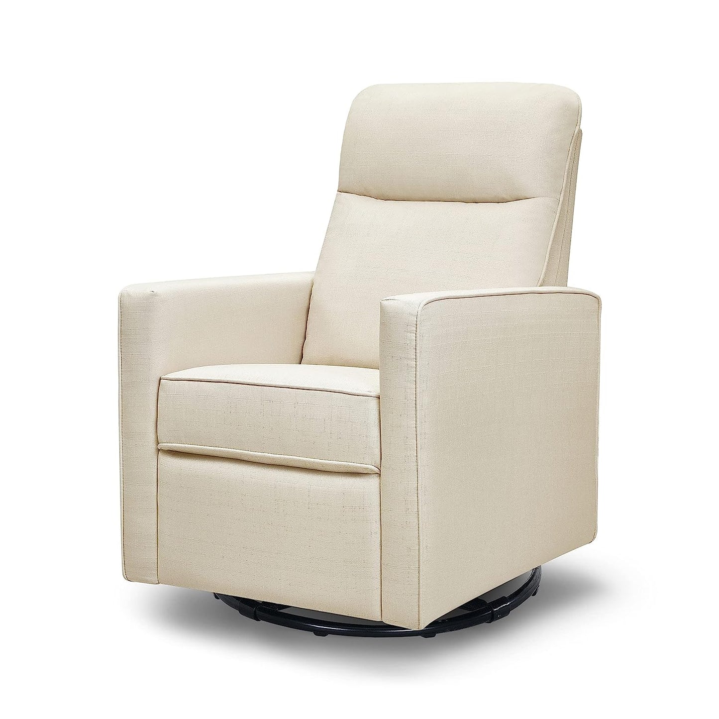 Like NEW - DaVinci Gabby Pillowback Swivel Glider in Natural Oat, Greenguard Gold & CertiPUR-US Certified - Retail $299