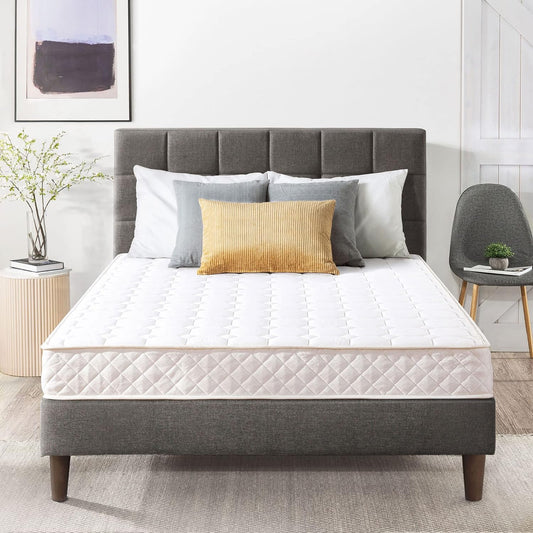 NEW - Best Price Queen Mattress, 8 Inch Tight-Top Pocket Spring-Mattress - Motion Isolation Individually Encased Pocket Springs, Comfort Foam-Top, CertiPUR-US Certified Foam, Queen, White - Retail $273