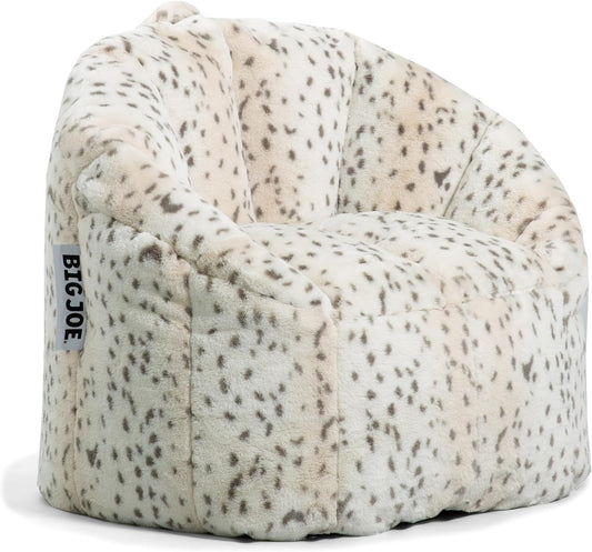 Big Joe Milano Super Soft Leopard Beanbag Chair - Retail $68