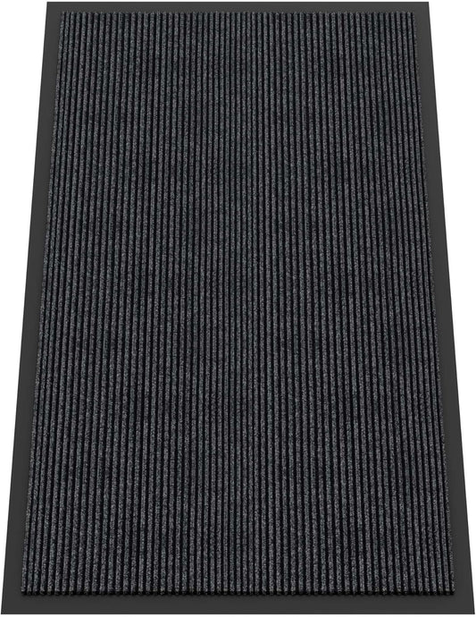 Indoor Outdoor Door Mat, 5’ x 3' Doormat for Entryway, Rubber Backing Non Slip Front Door Mat Outside Entrance, Super Absorbent Commercial Floor Mat for Home Office - Retail $73