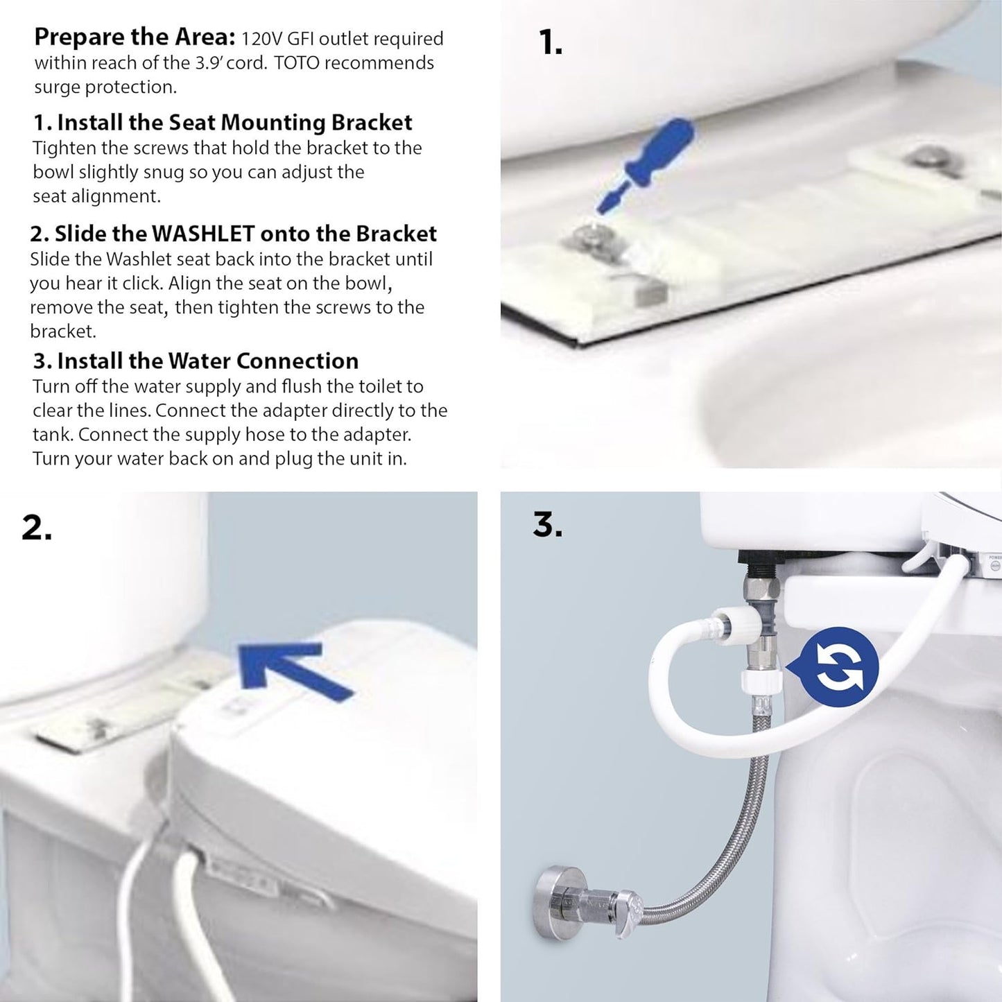 NEW - TOTO WASHLET BIDET SEAT - Retail $699