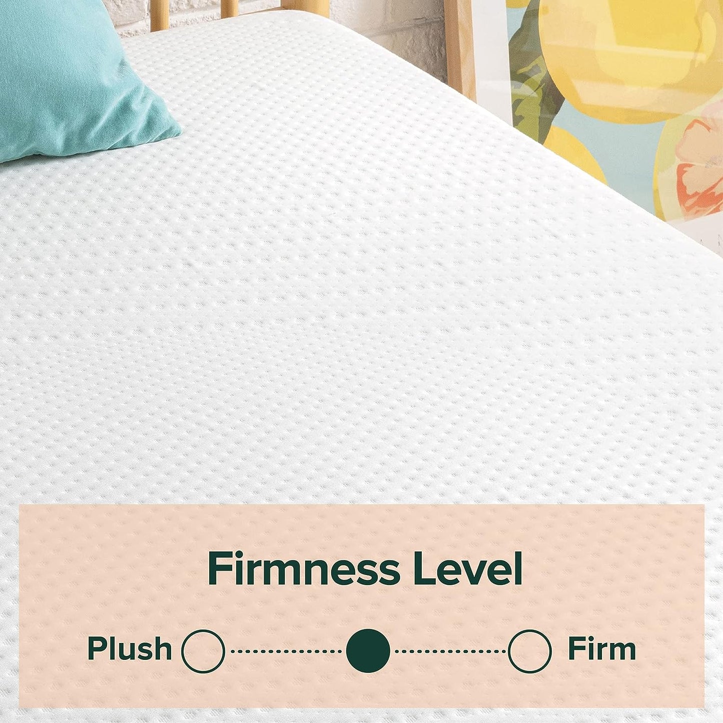 NEW - Zinus 10 Inch Green Tea Essential Memory Foam Mattress, Queen, White - Retail $279