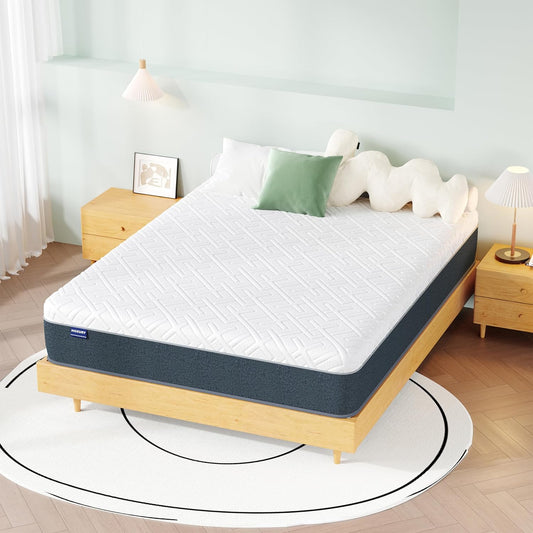NEW - HOXURY 12 Inch TWIN Green Tea Memory Foam Mattress in a Box, Medium Firm Twin Size Mattress for Cool Sleep & Pressure Relief, CertiPUR-US Certified - Retail $239