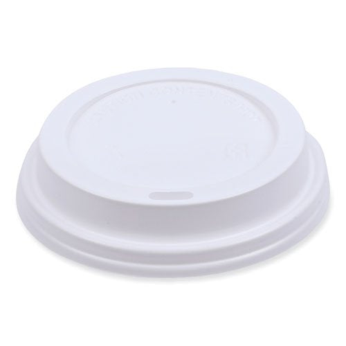 NEW - Boardwalk Hot Cup Lids for 10-oz., - 16-oz., Cups, White, 1000 Lids (BWKDEERHLIDW) - Retail $60