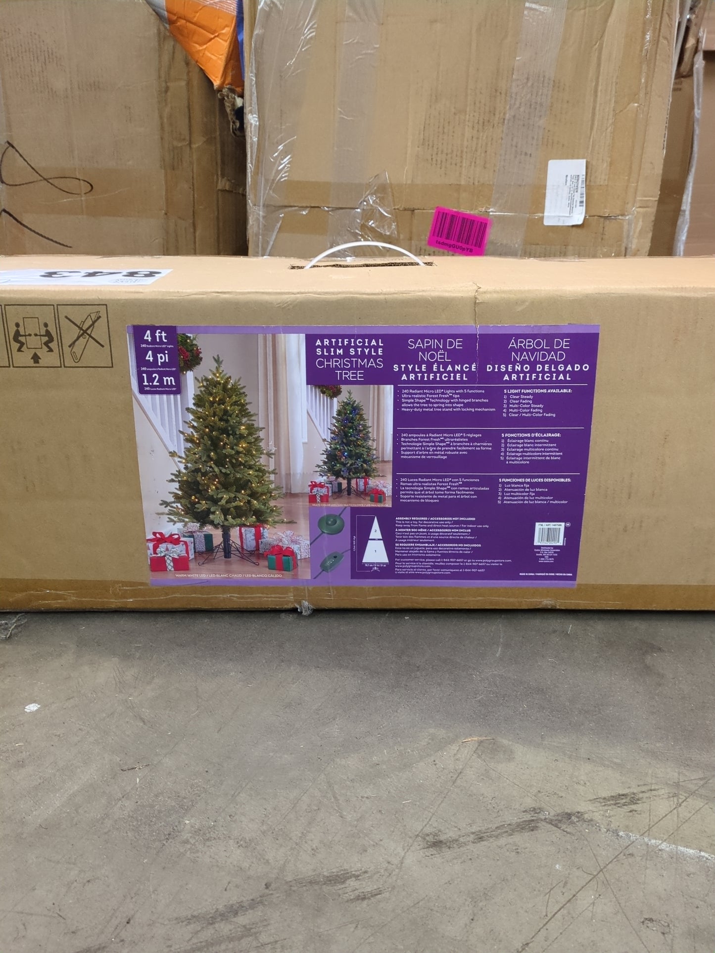 Costco - 4' Pre Lit Aspen Micro LED Tree - Retail $129