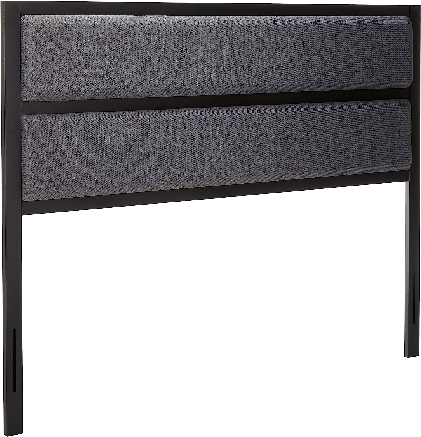 NEW - Zinus Jessica Modern Studio Upholstered Metal Headboard, Queen, Grey - Retail $69