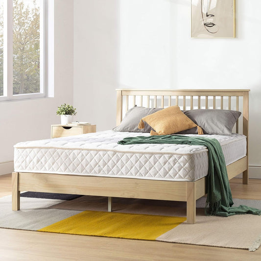 NEW - Best Price KING Mattress 8 Inch Tight-Top Pocket Spring-Mattress - Motion Isolation Individually Encased Pocket Springs, Comfort Foam-Top, CertiPUR-US Certified Foam, King, White - Retail $211