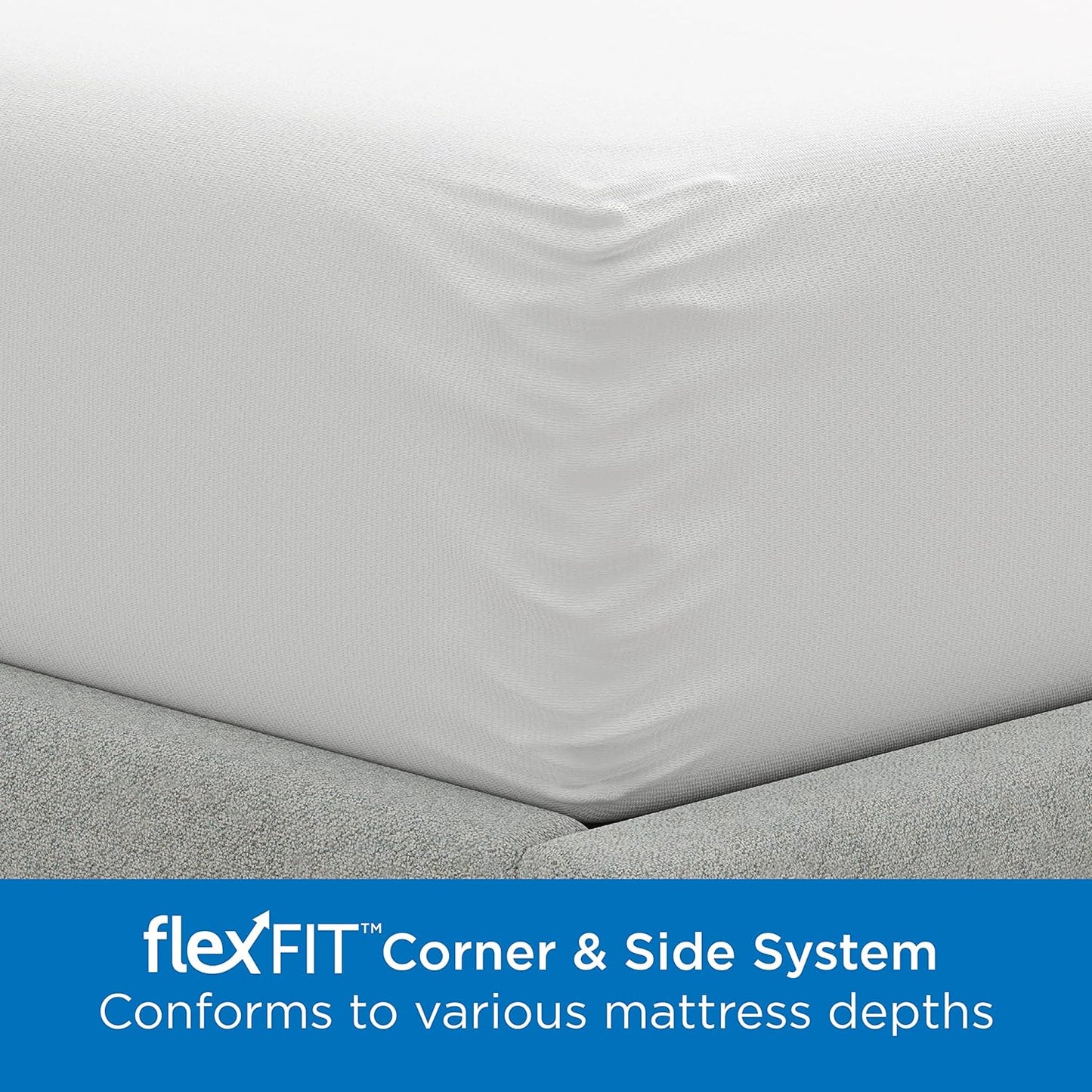 AllerEase Waterproof Mattress Protector, Maximum Allergy Mattress Protector, Twin Zippered Mattress Cover