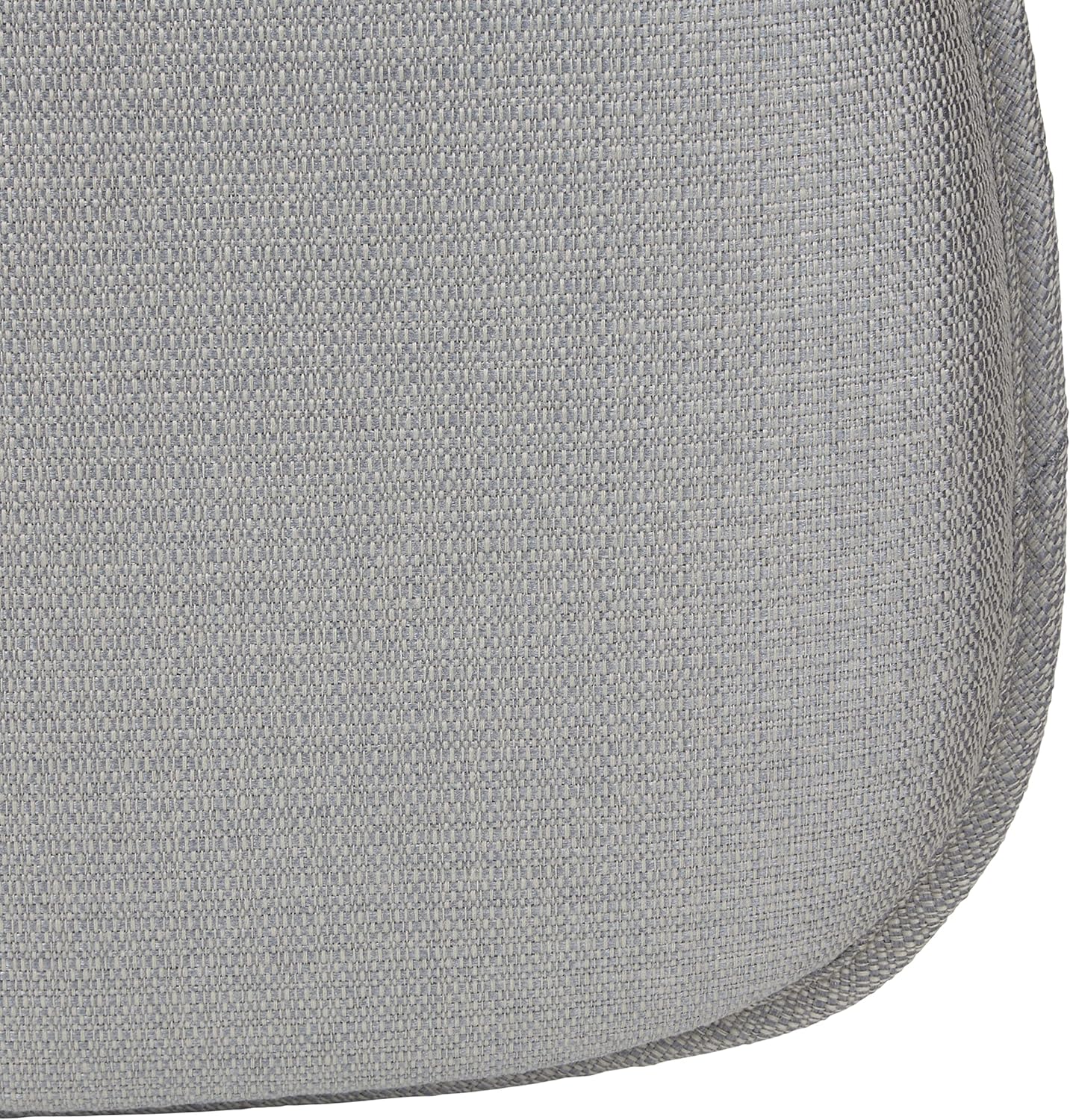 Klear Vu Gripper Non-Slip Mid Century Modern Shell Chair Cushion, Assembled in USA, Extra Thick Fill, Omega Upholstery Fabric, Set of 4 for Dining Room and Kitchen, 4 Count (Pack of 1), Gray