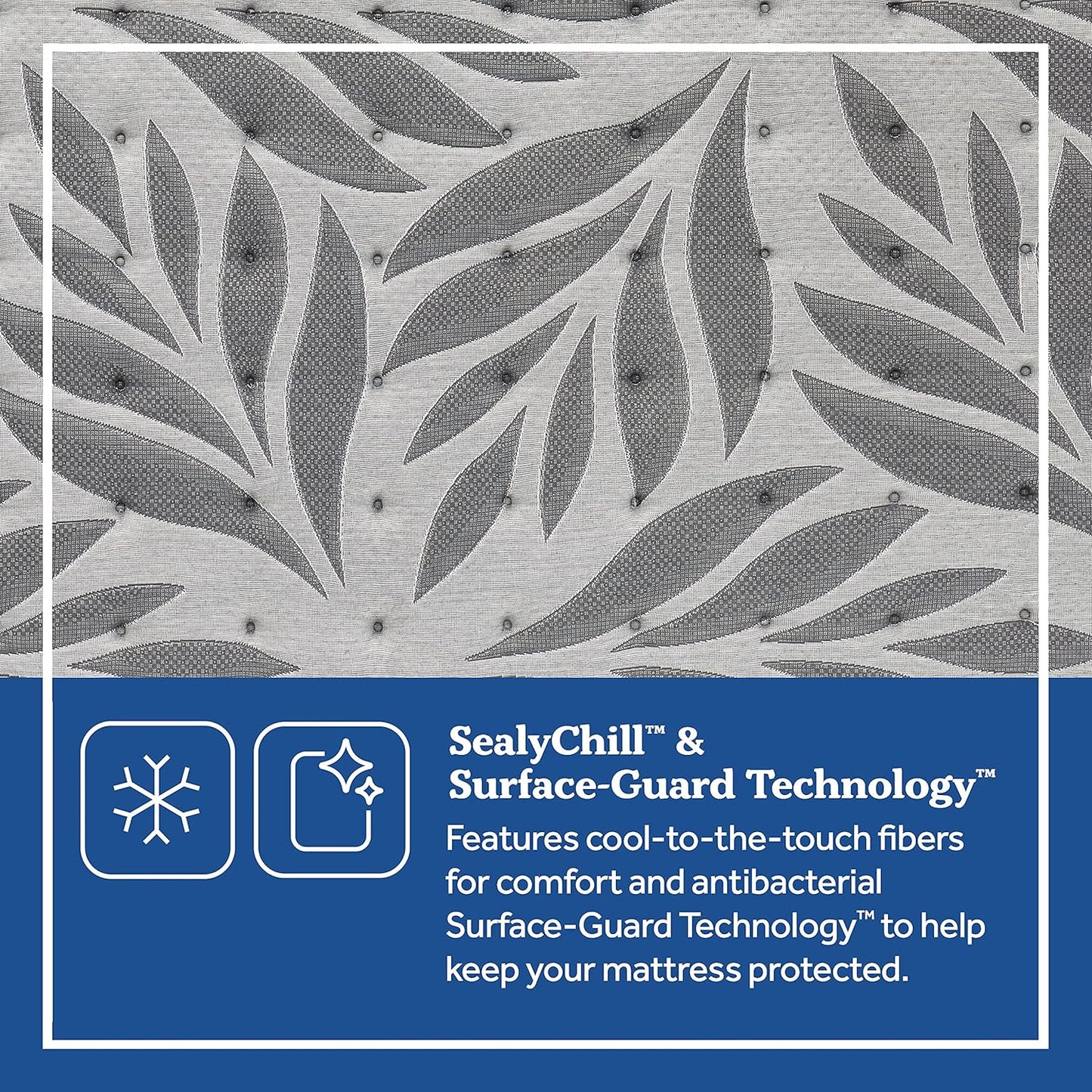 Sealy Posturepedic FULL Plus 14" Euro Pillow Top Mattress with Cooling Air Gel Foam, Medium-Firm Memory Foam Mattress with Targeted Body Support - Retail $739