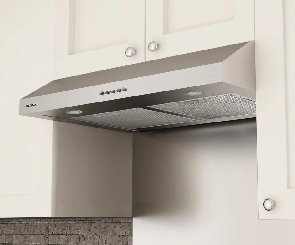 NEW - Ancona Slim III 30 in. with LED lights Range Hood - Retail $199