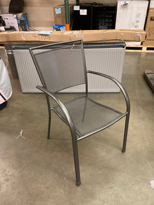 Costco - SunVilla Steel Mesh Bistro Chair, Commercial Quality, Charcoal - Retail $34