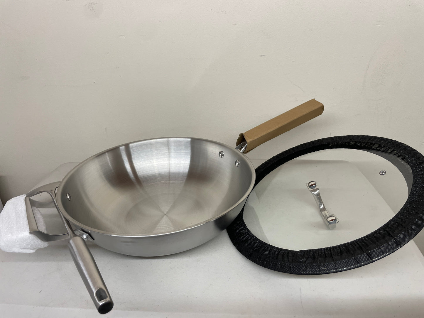 NEW - Costco - MIU Stainless Steel Wok - Retail $34.99