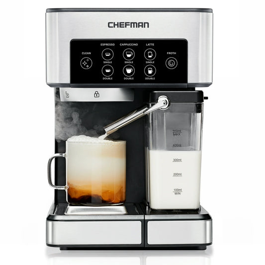 Chefman Barista Pro 6-in-1 Espresso Machine with Milk Frother - Retail $139