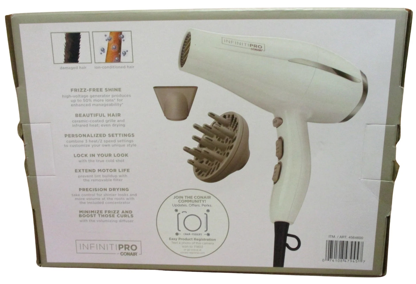 Conair InfinitiPro Hair Dryer - Retail $29