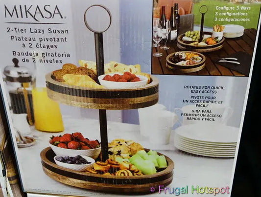 Costco - Mikasa 2-Tier Lazy Susan - Retail $39