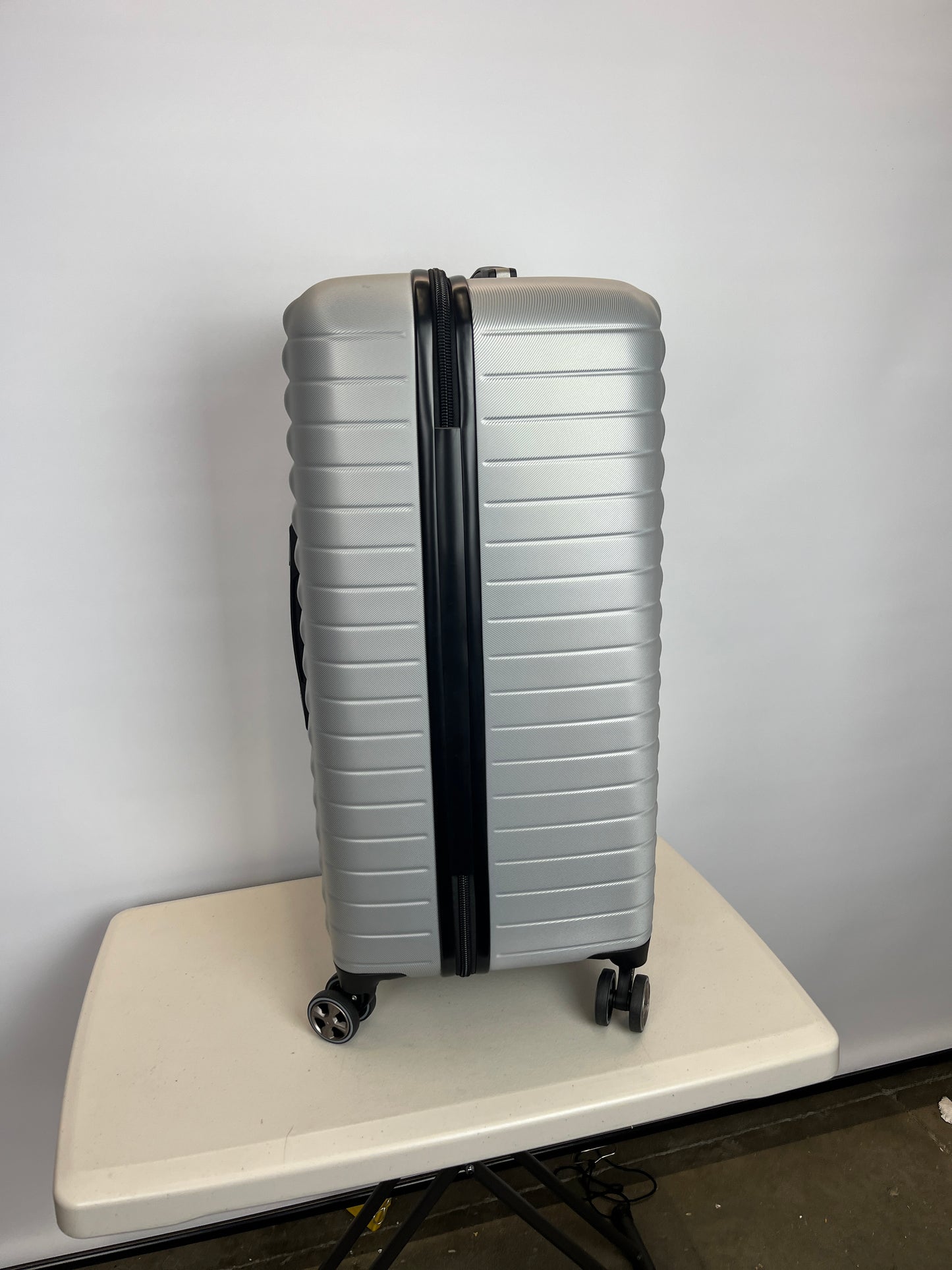 Costco - Delsey Silver Hardside Trunk Spinner - Retail $109