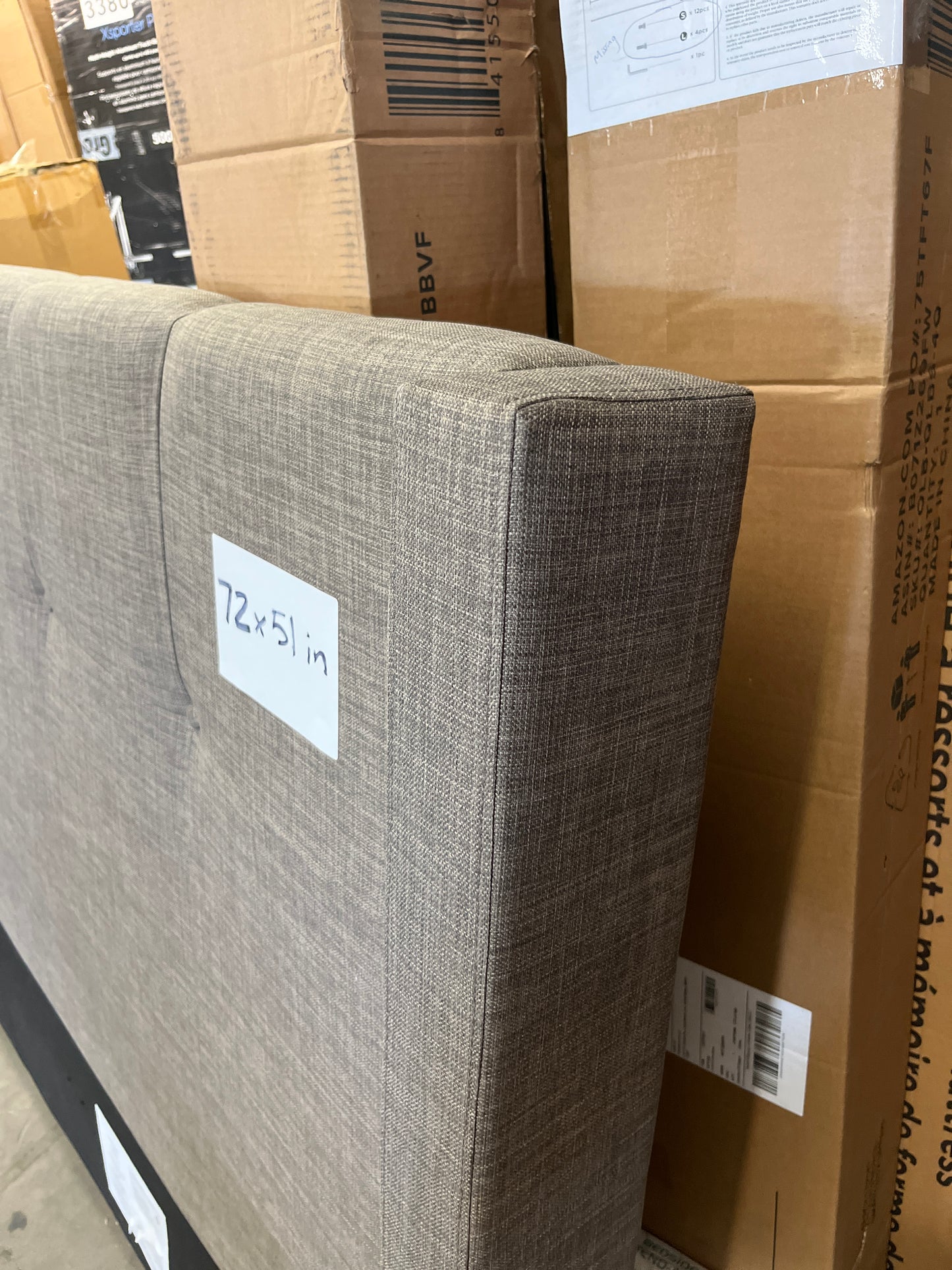 Costco - Macallister Upholstered Headboard ONLY