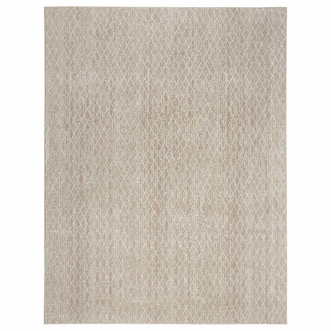 NEW - Costco - Reclaimed Rug Collection, Crystal, Ivory 6' 6" x 9' 6" - Retail $199