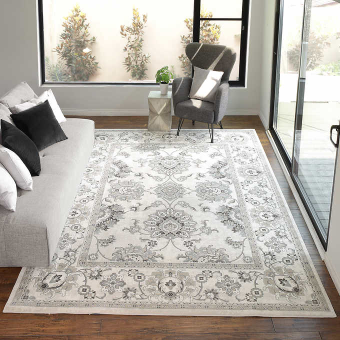 NEW - Costco - Thomasville Timeless Classic Rug Collection, Minerva Ivory 7'10" x 10'- Retail $309