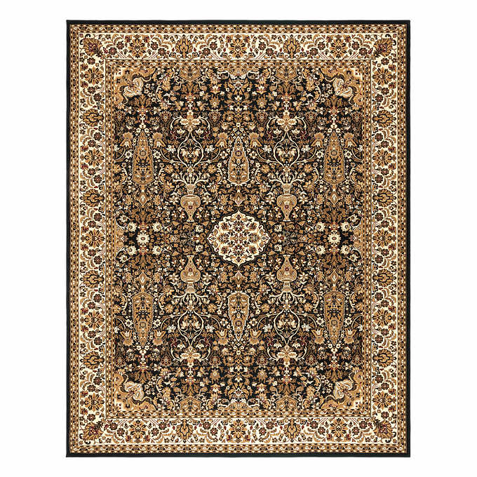 NEW - Costco - Thomasville Timeless Classic Rug Collection, Varick Black 7'10"  10' - Retail $309