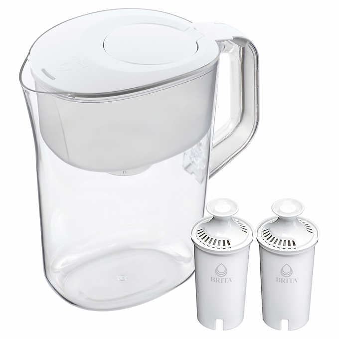 Brita Champlain Water Filter Pitcher, 10 Cup with 2 Filters - Retail $42