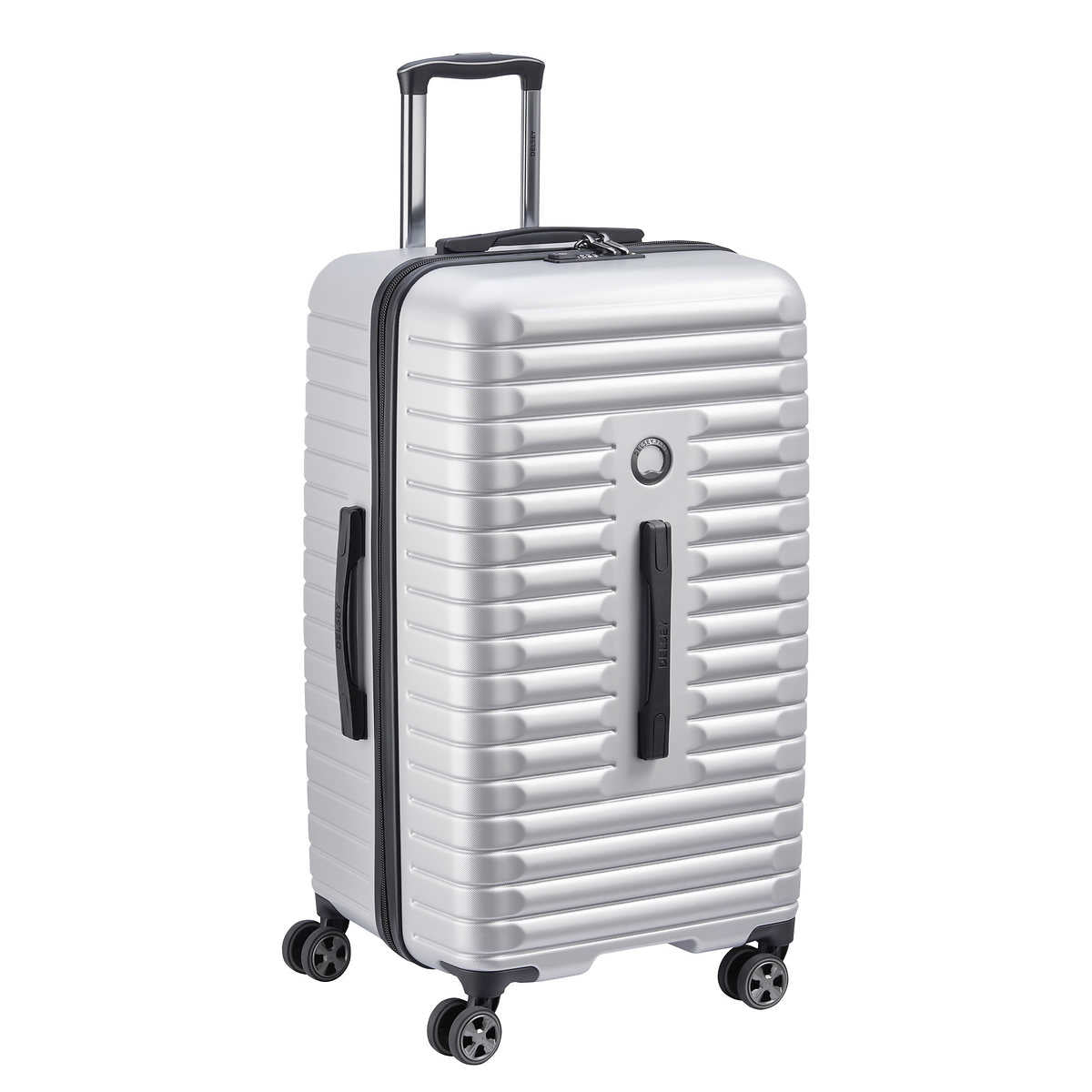 Costco - Delsey Silver Hardside Trunk Spinner - Retail $109