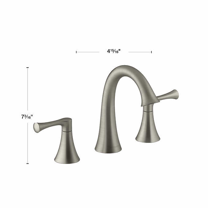 Costco - Kohler Lilyfield Widespread Bathroom Faucet - Retail $129