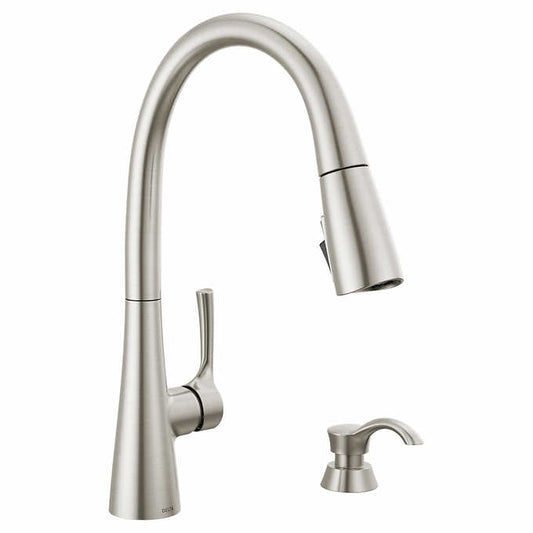Costco - Delta Auburn Pull Down Kitchen Faucet and Soap Dispenser - Retail $179