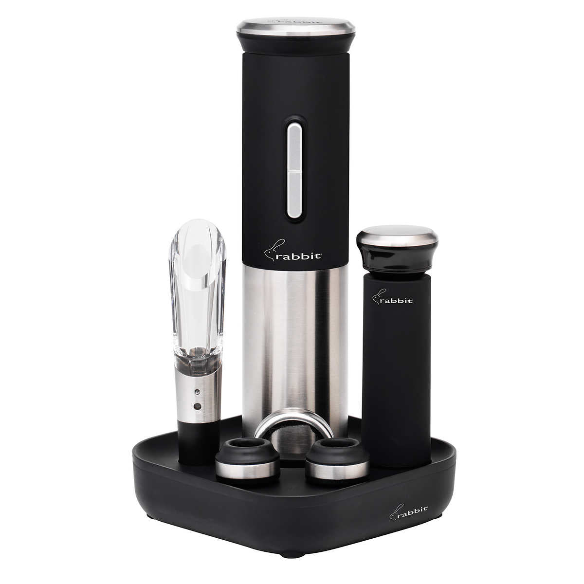 Rabbit Electric Wine Opener Set, 8-piece - Retail $24