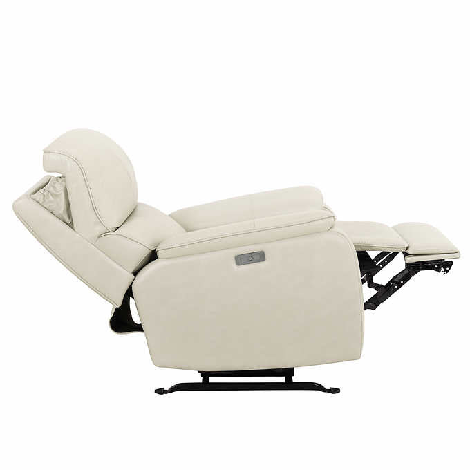 Like NEW - Costco - Barcalounger Columbia Leather Power Recliner with Power Headrest - Retail $799