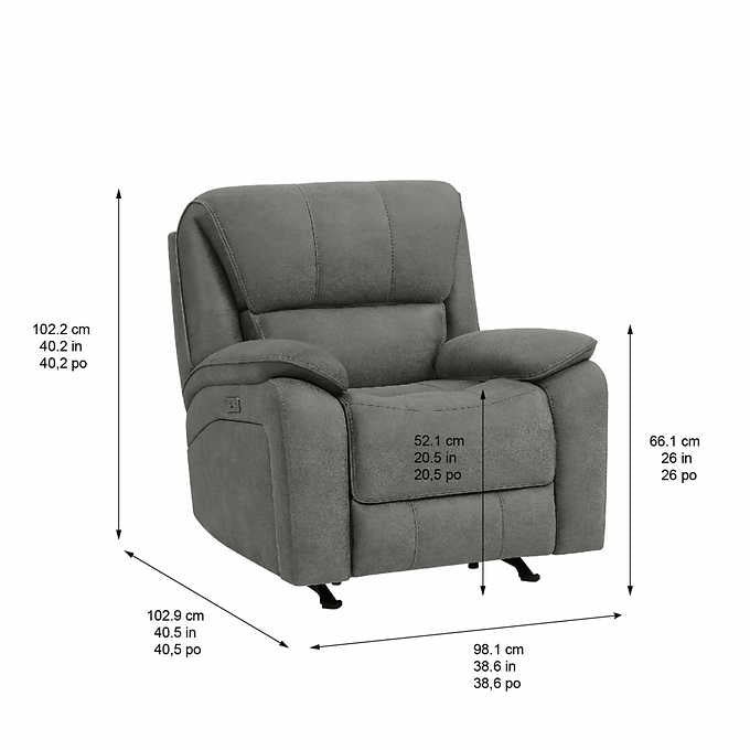 Like NEW - Costco - Jones Fabric Rocker Recliner Barcalounger - Retail $649