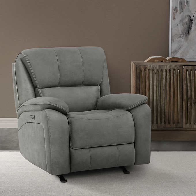 Like NEW - Costco - Jones Fabric Rocker Recliner Barcalounger - Retail $649