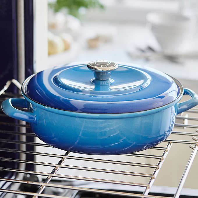 Merten & Storck 5.3-quart Enameled Iron Dutch Oven and 4-quart Casserole, 2-pack - Retail $129