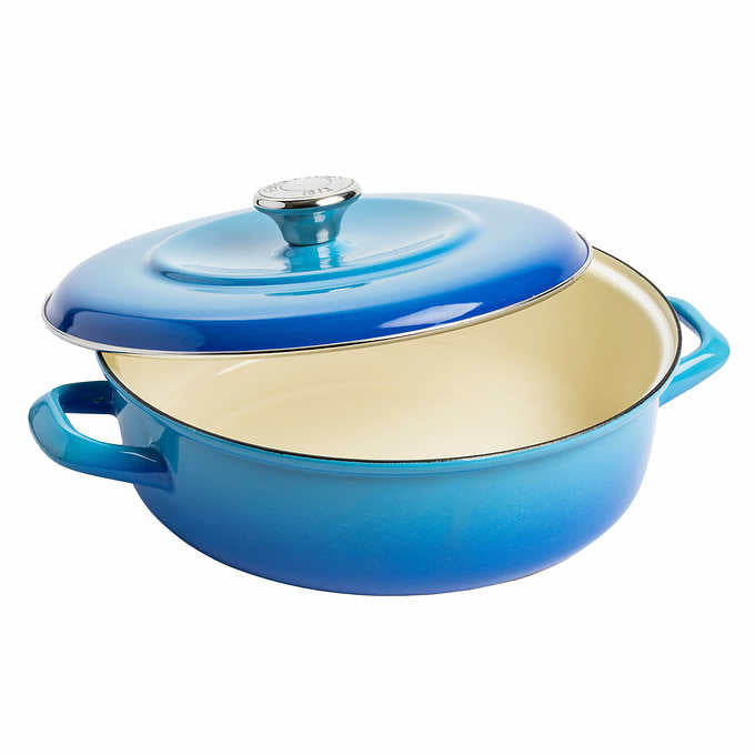 Merten & Storck 5.3-quart Enameled Iron Dutch Oven and 4-quart Casserole, 2-pack - Retail $129