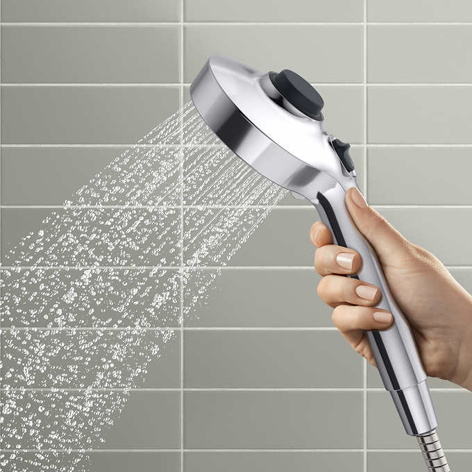 Kohler Prone - Chrome 3-in-1 Multifunction Shower Head with PowerSweep - Retail $99