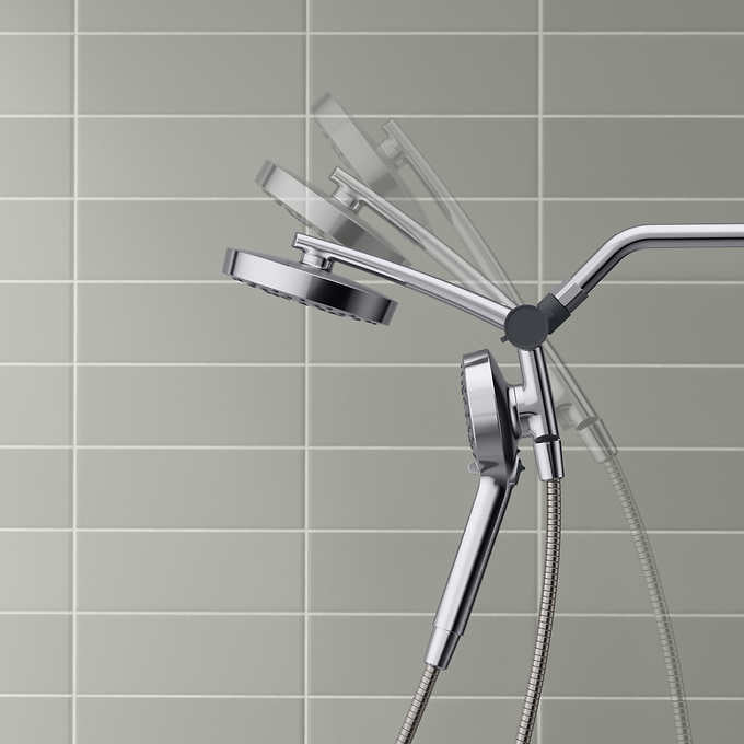 Kohler Prone - Chrome 3-in-1 Multifunction Shower Head with PowerSweep - Retail $99