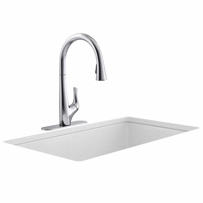 Kohler Bevin - Chrome - Pull-Down Kitchen Faucet - Retail $169