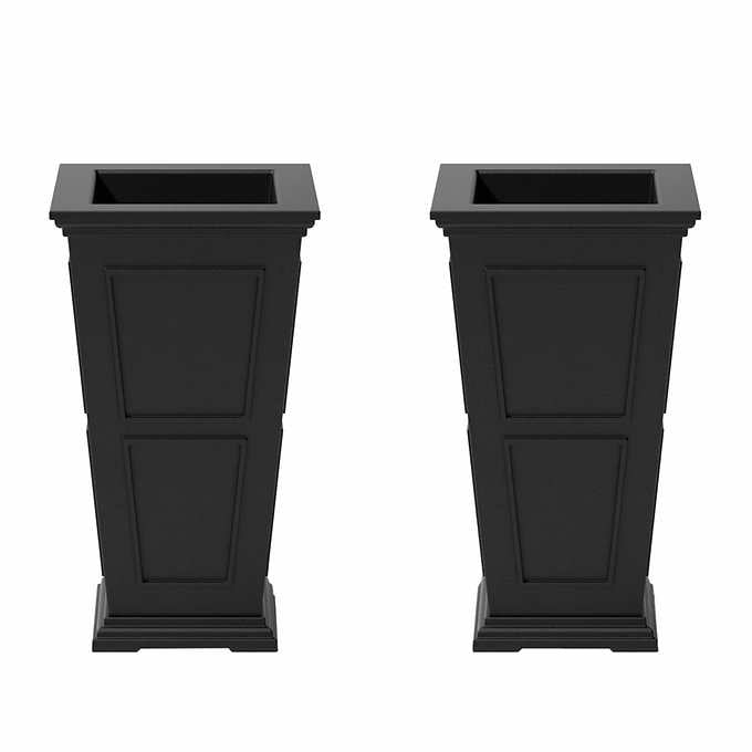 NEW - 28" Brixton Planter by Veradek, 2-pack - Retail $119