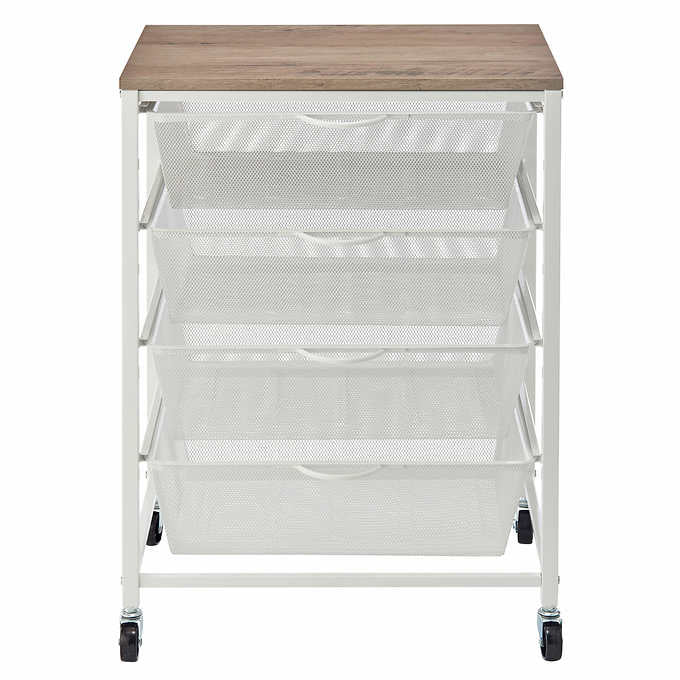 Costco - 4-Drawer Mesh Rolling Cart - Retail $49